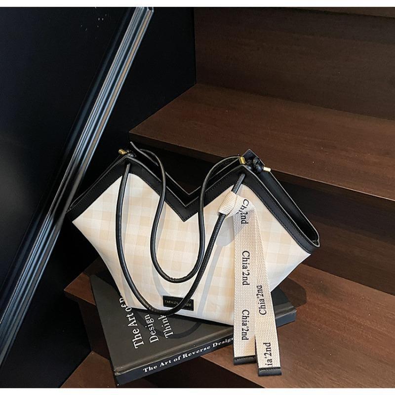 

Женская летняя новая модная сумка через плечо, большая вместительная сумка-тоут для通勤, сумка подмышку для женщин