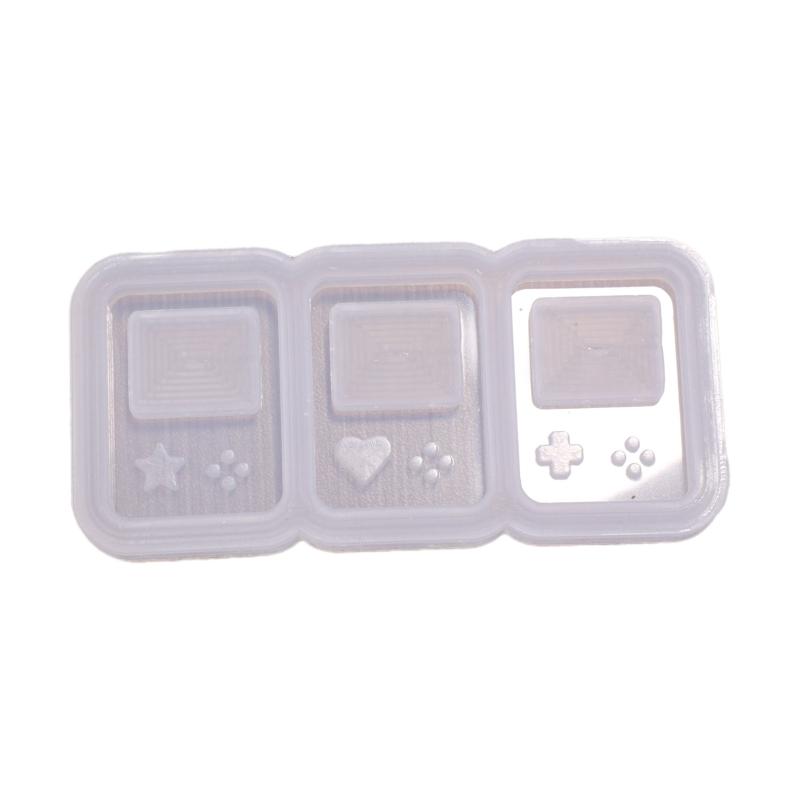 Epoxidové tekuté písky Silikonové formy Tvar přehrávače médií Přívěsek Forma Pryskyřice Forma na přívěsek Ruční výroba