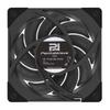 Ainex Bearing Case Fan 120mm Large Static Pressure PWM Type Ultra-durable Airflow/High PF-P12E-BK-PWM