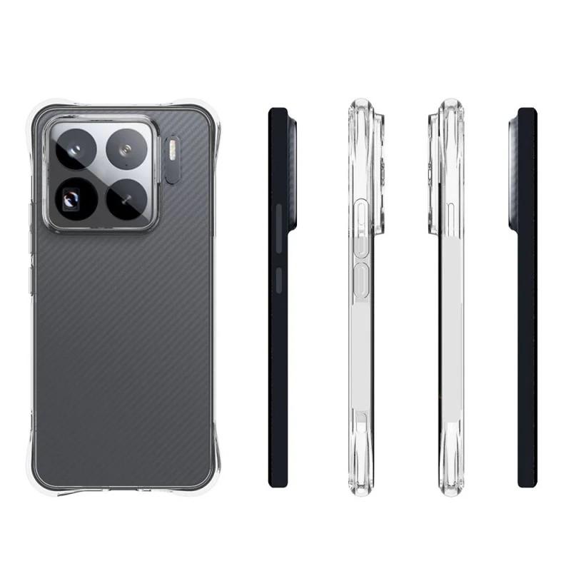 For Xiaomi 15S Pro Clear TPU Case WANLONFENG TM Series 2.0mm Phone Back Cover