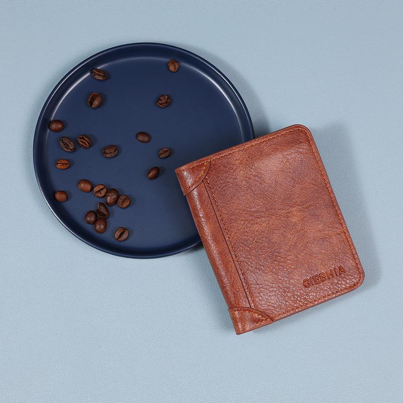 Men's Retro Business Multi-Card PU Slim Wallet