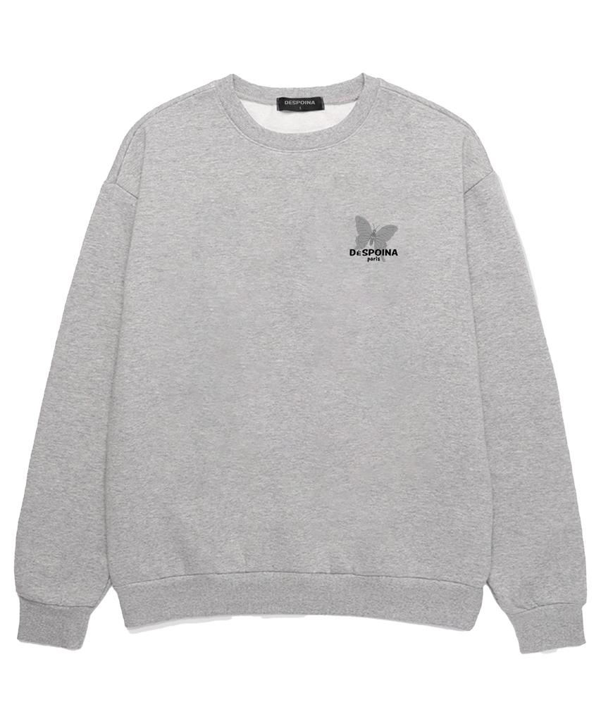 Ujeu Mini Butterfly Sweatshirt (Dls019) Melange Gray (Type A)