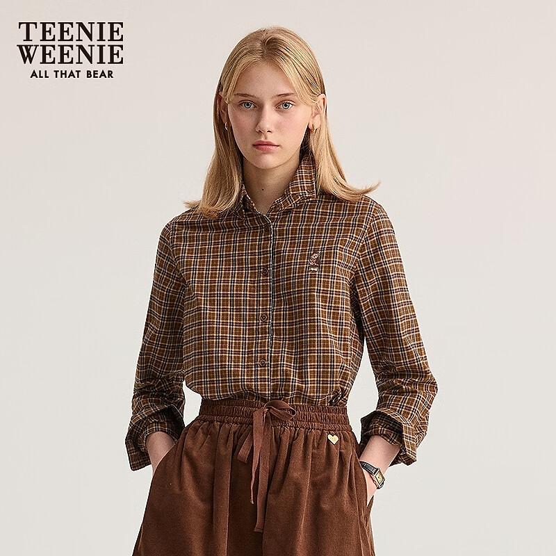 Teenie Weenie Women s Plaid Lapel Shirt S