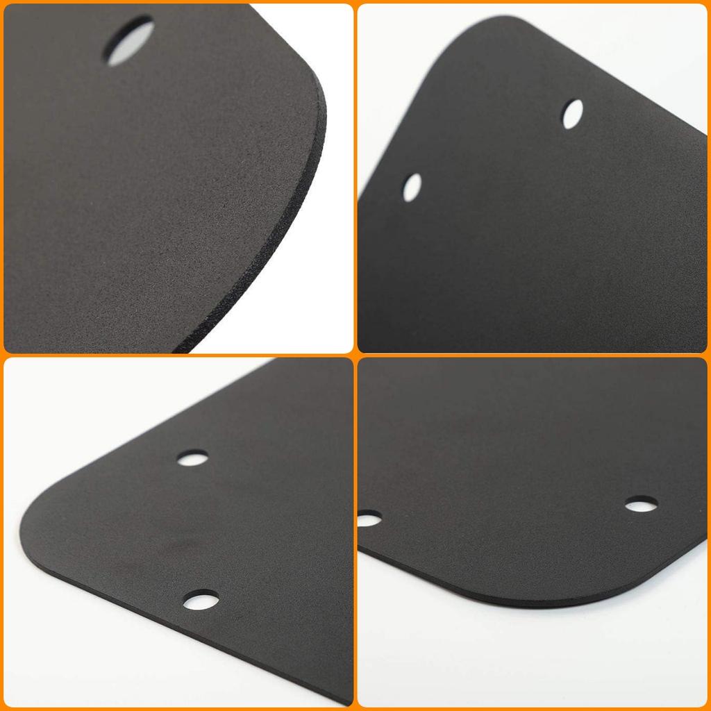 Heckklappen-Abluftgitter-Panelabdeckung Wasserdichte Gummi-Stöpsel für Jeep Wrangler JK 2007-2017 Hintertür-Platte Autoteile Zubehör