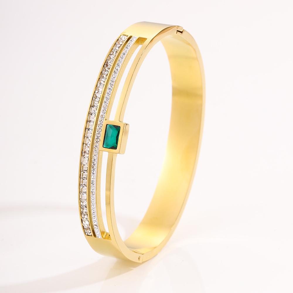 Titanium Steel Non-fading Women's Light Luxury Personalized Design Gold Fashion Trend Jingle