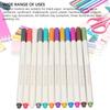 24Pcs Metallic Marker Pens 24 Colors for Art, Scrapbooking, Crafting