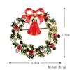 Wreath Bell Dripping Oil Women Brooch Korean Style Badge Clothes Accessories Christmas Present