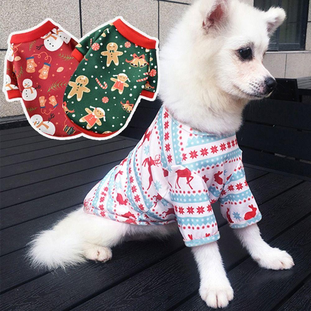 Christmas Pet Supplies For Small Dogs Cats Puppy Dog Costume Pet Clothing Dog Clothes Coat Sweater
