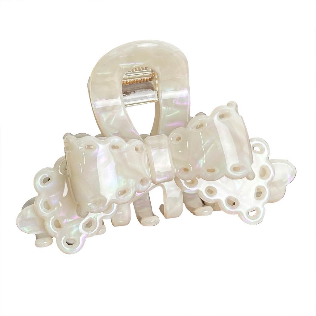 Elegant Lace Bow Hair Clip In Assorted Colors For High Ponytail And Updos Perfect For Stylish Women