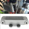 Black&Silver Universal 6 Rows Motorcycle Oil Cooler High Quality Engines Oil Radiator 190MM Motorcycle and Car Accessories