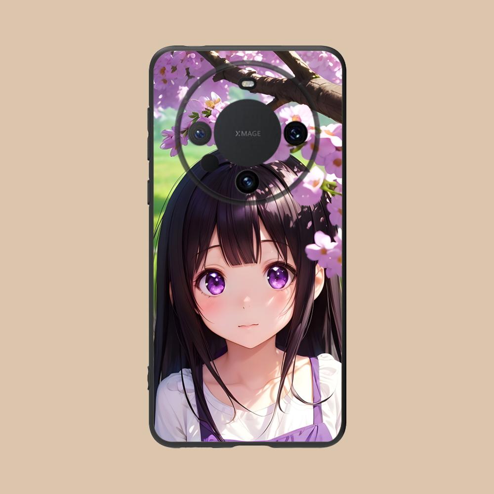Hyouka Chitanda Matte TPU Mobile Phone Case for Huawei Mate 60 50 40 30 20 10 Pro Plus Lite E 5G Colorful Printing Cover