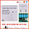 4CH Zigbee Tuya Smart Home Relay Module 85-250V Relay AC DC 7-32V 85-250V Works Alexa Google Assistant Smart Light Switch