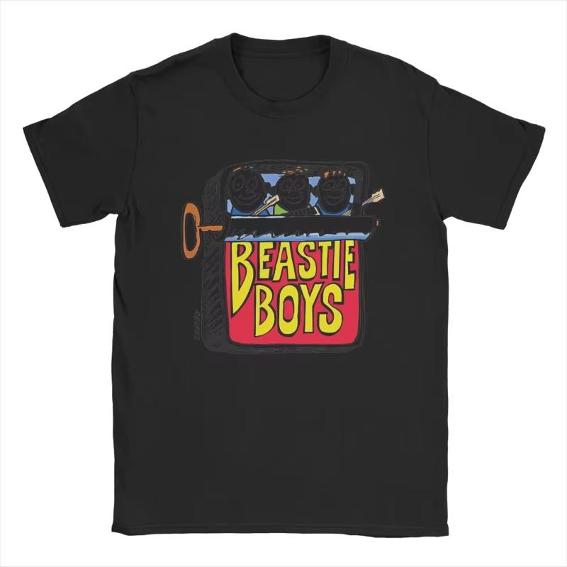 Awesome Beastie Boys Sardine Can Tshirts For Unisex Crewneck Cotton T Shirts Short Sleeve Tee Shirt Tops