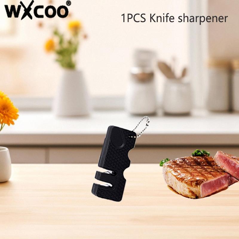 WXCOO Multifunctional Bone Chopper Kitchen Knife Stainless Steel Forged Chef Knives Fruit Slicing Utility Knife Wooden Handle