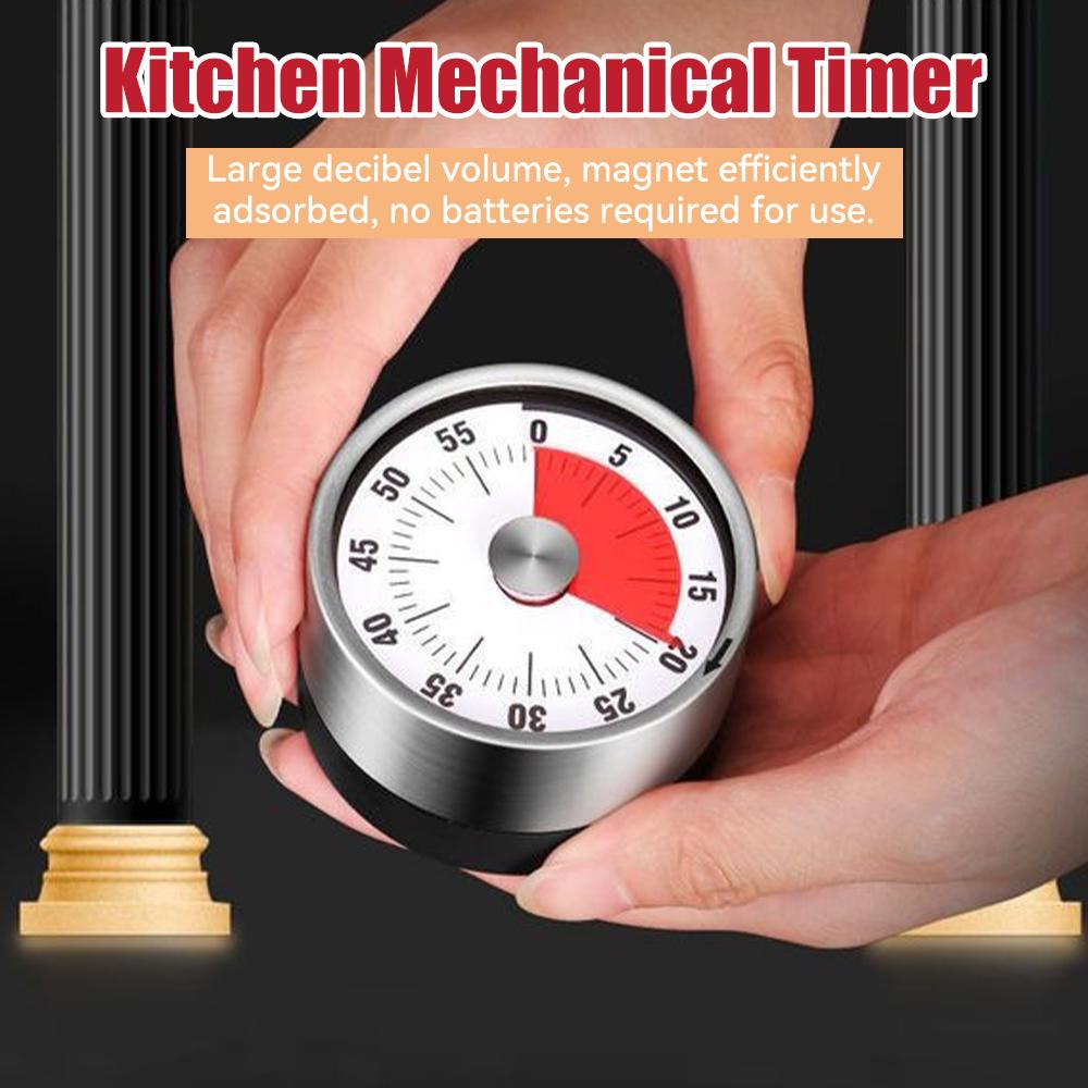 1pc Visual Timer Mechanical Countdown Timers Kitchen Classroom Baking Clock For Teaching Meeting Cookin Working