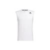 Tank Tops Men's White Crew Neck Moderate Straight Fit GM0519-