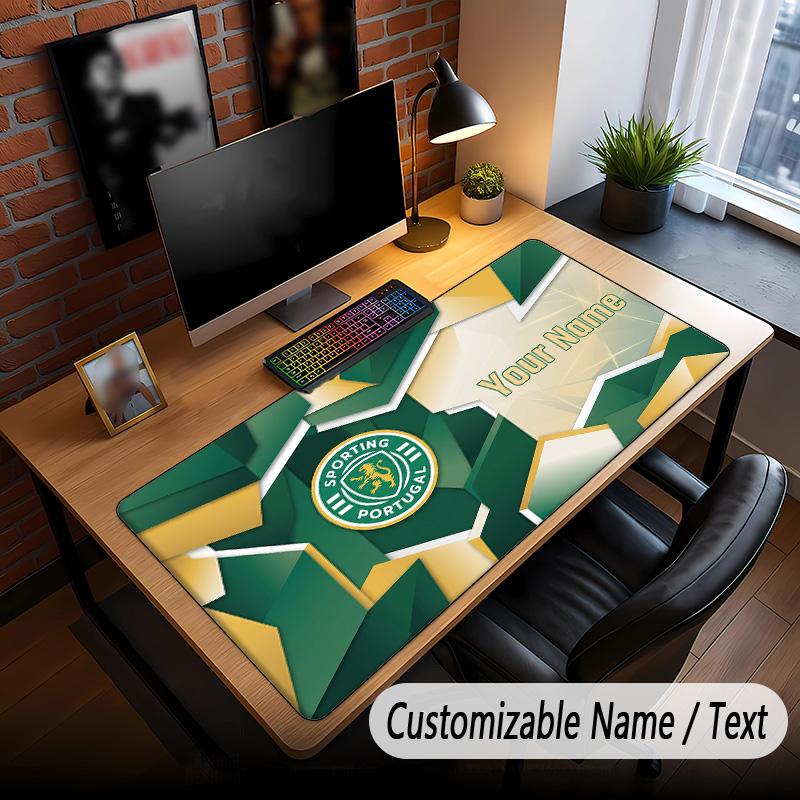 Large Mouse Pad Sporting CP Print Custom Name Text Desk Mat for Office Gaming
