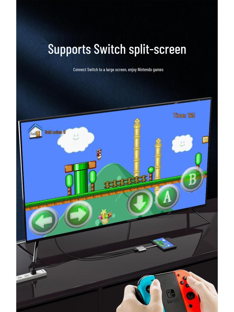 Type-C To HDMI 3-in-1 Expansion Dock for TV and Projector