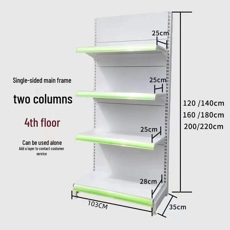 Hospital Pharmacy Multilayer Display Rack: Double/Single-Sided Wall-Mounted Medicine Cabinet