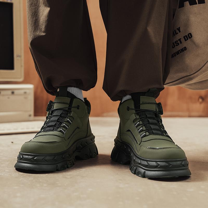 Nové pánské tenisky Prodyšné sportovní robustní běžecké boty Módní pouliční styl Chůze Tenisky Boty pro muže Trend Basketbal