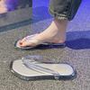 New Flip-flops Premium Jelly Crystal Shoes Deodorant Home Out Fashion Cool Slippers