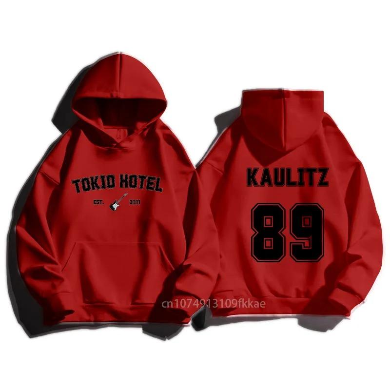 Tokio Hotel Unisex Cotton Hoodie Kaulitz Fashion Fleece Luxury Hooded Sweatshirt Plain Winter Autumn Print Men Women Pullover