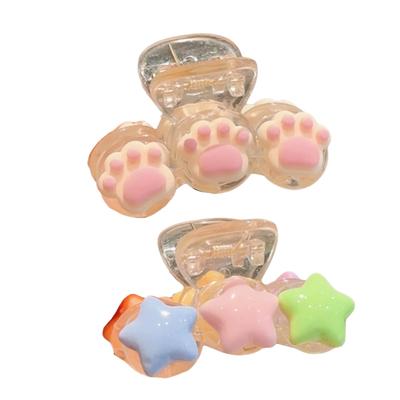 Paws Hair Clip For Women Fashionable Hair Claw With Strong Plastic Construction Color Variety