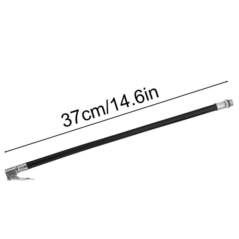 Car Tire Inflator Hose Inflatable Air Pump Extension 37cm Universal Air Pump Connection Hose Multipurpose Tire Inflation Adapter