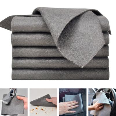 Cleaning Towel High Water Absorption Strong Decontamination Oil Free No Watermark Clean Table Toughness Reusable Glass Cleaning Rag for Kitchen