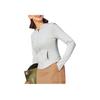 Skechers Godri Fashion Moisture-Wicking Quick-Dry Hooded Long Sleeve Jacket Women jackets Oyster-Gray P225W124-02BX