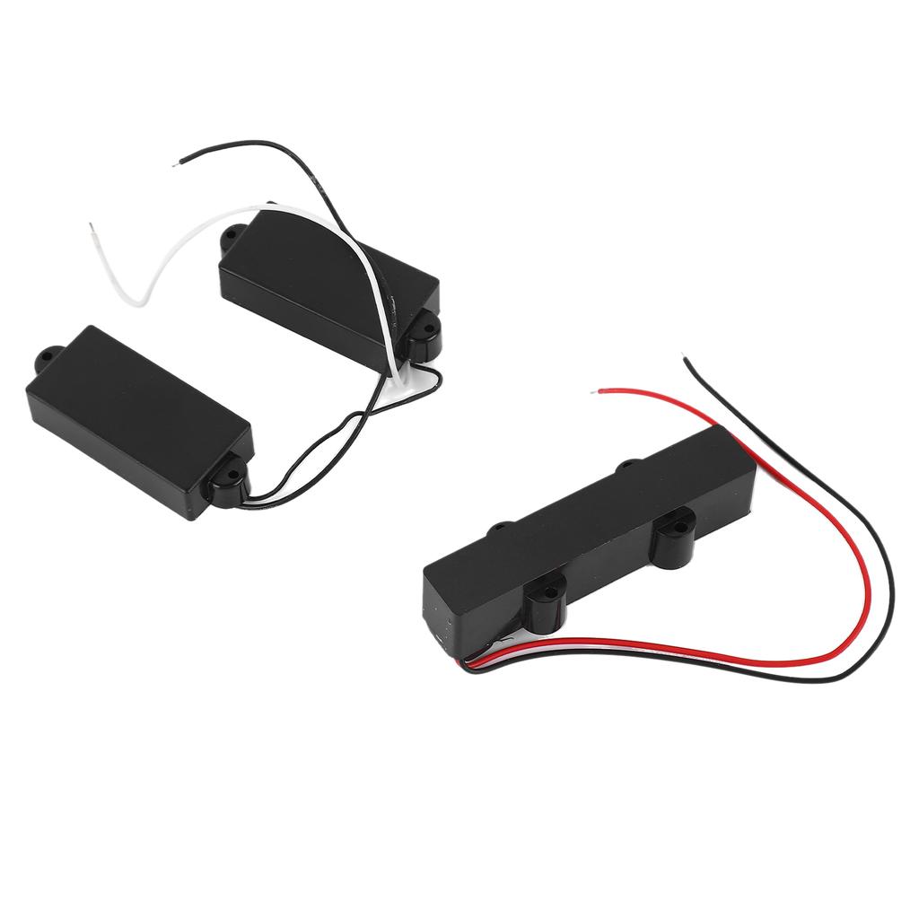 Closed Electric Bass Pickups Low Noise Powerful Output Guitar Enclosed Pickup Set Musical Instrument Accessories