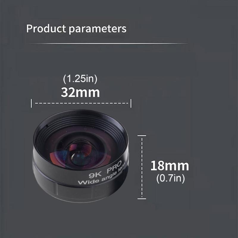 Smartphone Lens 130° Wide Angle Glass Fast Detachable Clip for Phone 16 15 14 Series Photography Accessory