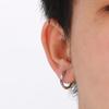 Korean Style Stainless Steel Möbius Earrings - Trendy Cone & Round Ear Cuffs for Men and Women