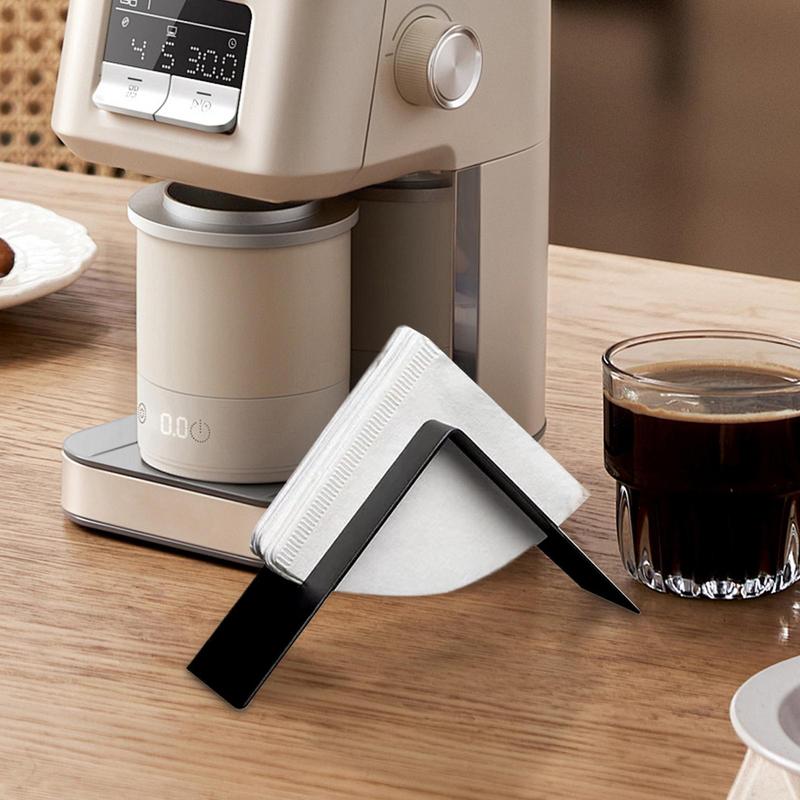 Coffee Filter Holders For Counter Stainless Steel Coffee Filter Paper Storage Rack Modern Storage Stand Container For Home