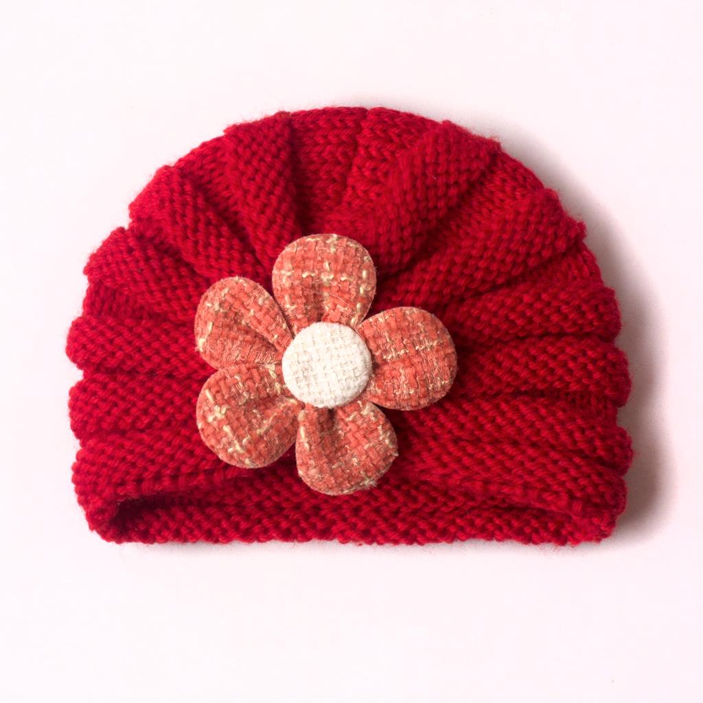 Autumn/Winter Knitted Baby Hat: Warm, Windproof & Comfortable Woolen Cap for Kids