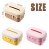 Cream Style Paper Towel Holder Plastic Napkin Storage Case Nordic Paper Towel Dispenser  Household