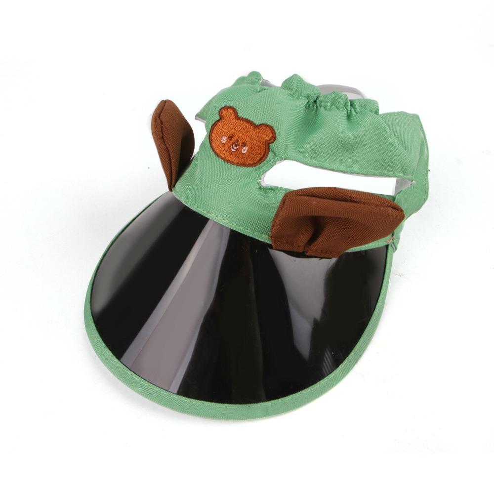 

with Ear Holes Pet Outdoor Caps Dogs Kitten Pet Sun Protection Caps Summer Sun Hat For Small Puppy Pink M