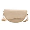 French Niche Bag Women's 2025 New Textured Messenger Bag Embossed Saddle Bag Fashionable Alligator Pattern Shoulder Bag
