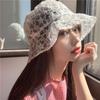 New Fashion Korean Style Outdoor Sun Hat Flower Bucket Hat Fisherman Hats