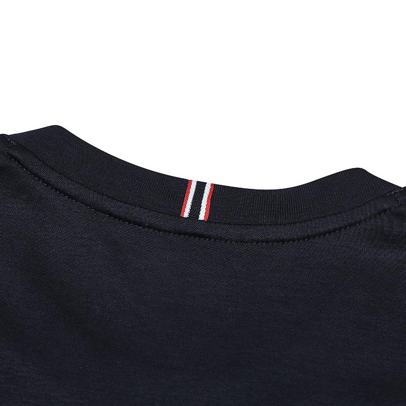 FILA T Shirts Men's Legend Blue Crew Neck Moderate Straight Fit F11M421126FNV