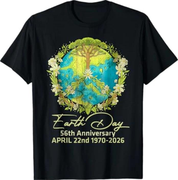 Earth Day 2026 56th Anniversary Earth Day TShirt S