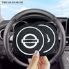 2Pcs Car Anti Slip Coaster Anti-noise Water Cup Pad Cushion Car Styling For Nissan Nismo X-trail Almera Qashqai Tiida Teana