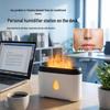 Silent Aromatherapy Flame Humidifier with Atmosphere Lamp for Bedroom