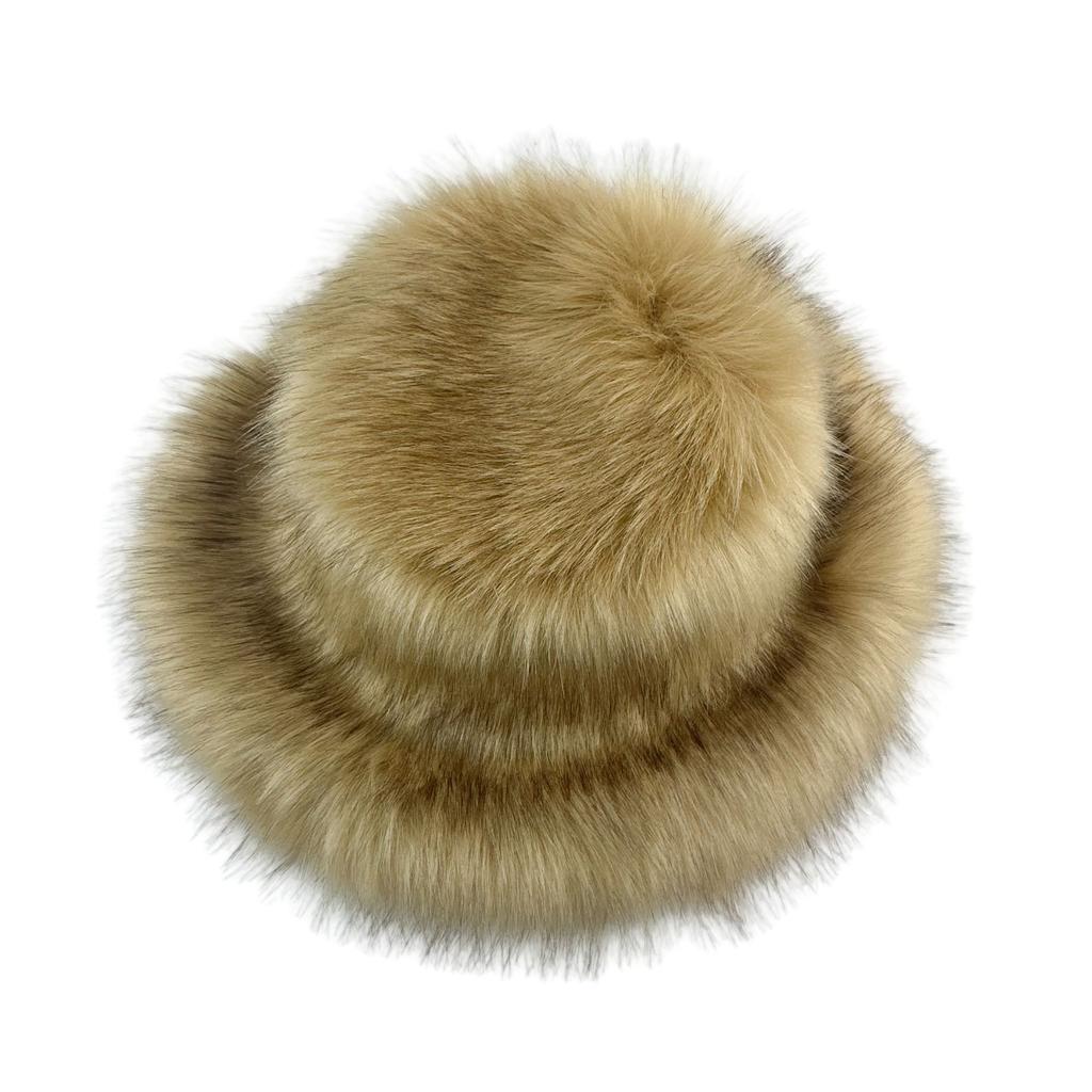 Fisherman's Hat Winter Style Brim Basin Hat Thickened Warm Imitation Fur Fur Fur Hat