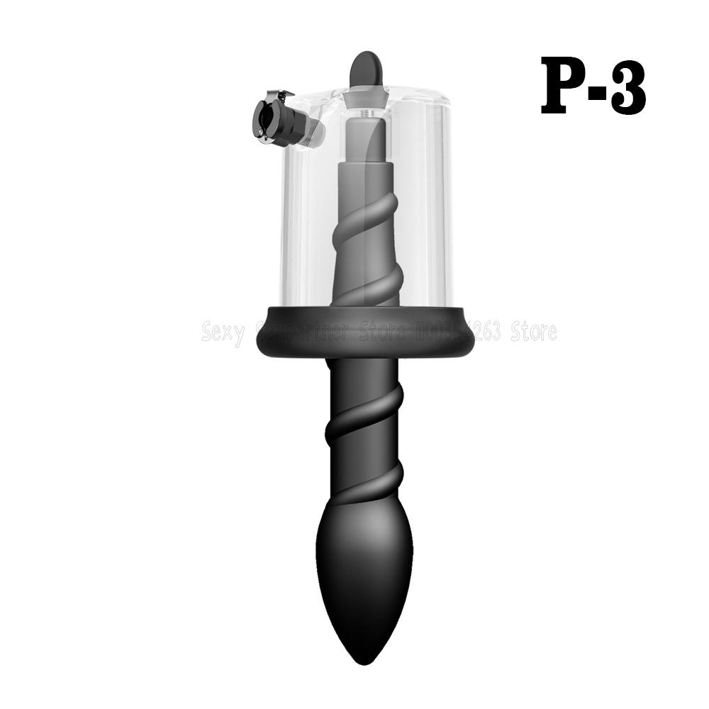 Male Electric Anal Prostate Massager Vacuum Vestibular Suction Stimulate Alternative Sex Toys Anal Toys Silicone Anal Plug