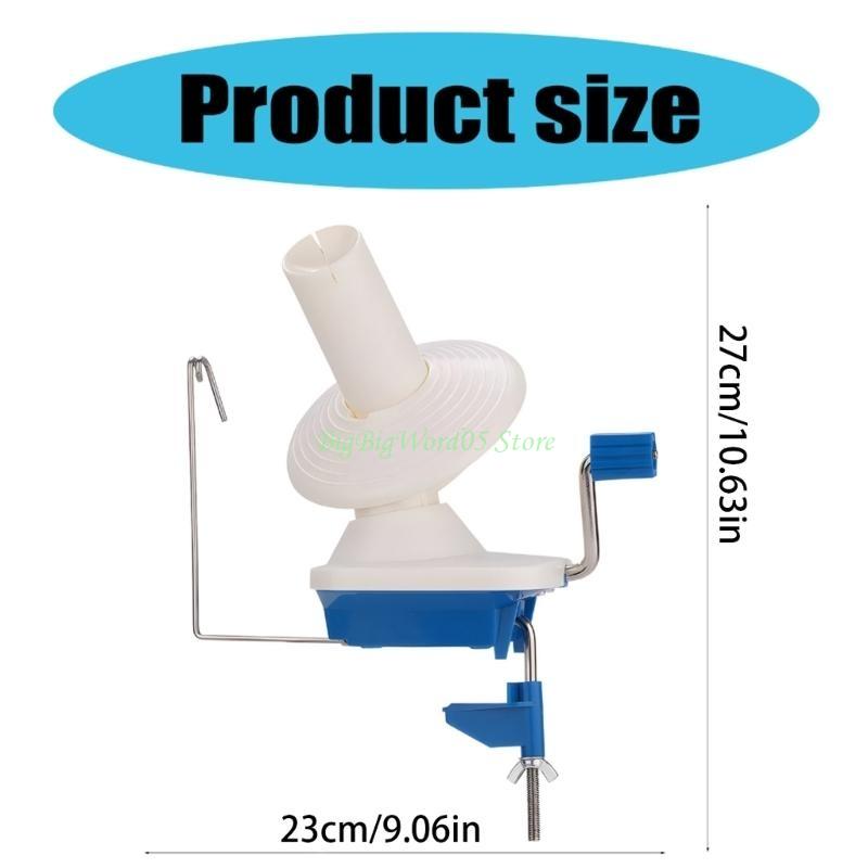 24TE Yarn Winder Practical Winding Machine Wool Roller Knitting Accessories Manual Quick Wool Wire Winder Easy to Install