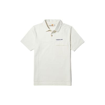 Solid Color Outdoor Casual Short Sleeve Polo Shirt Men Tops Vintage-White A666W-CM9