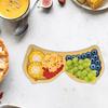Breast Shaped Cheese Snack Plate Reusable Fruit Storage Pan Food Storage Supplies