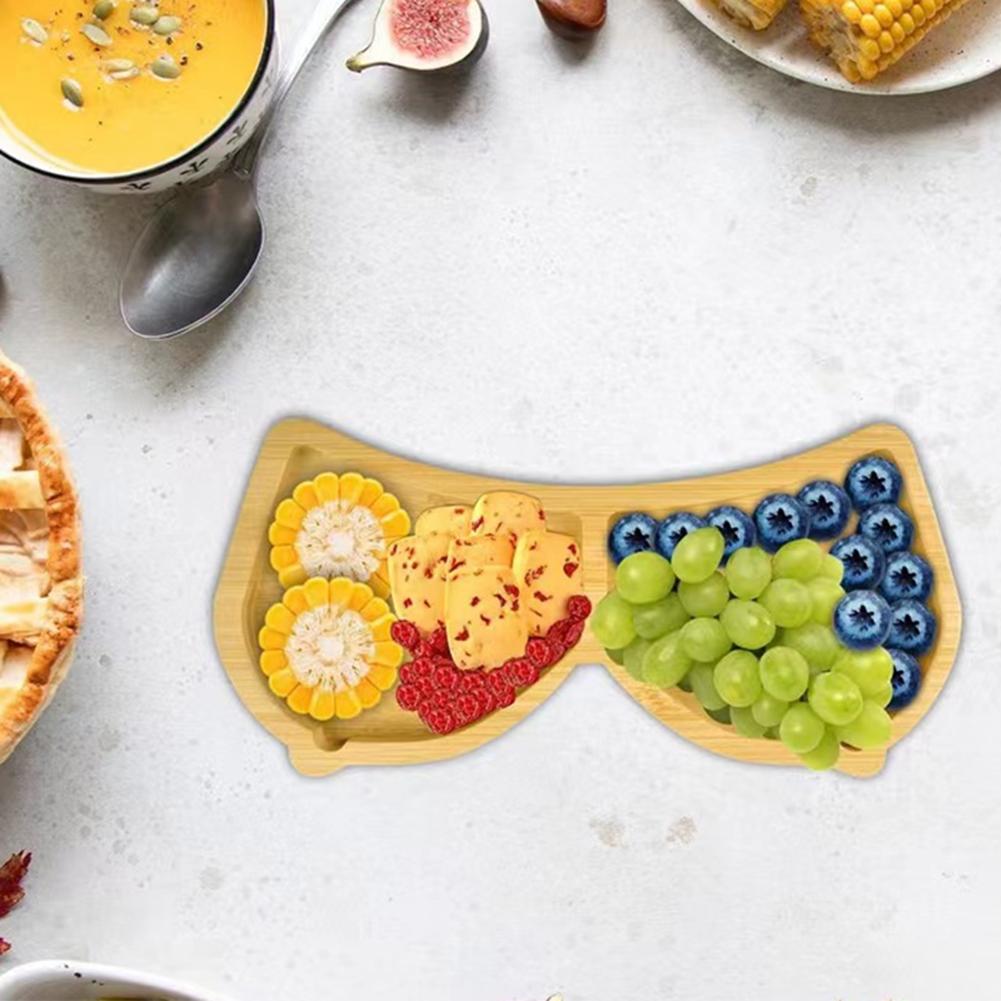 Breast Shaped Cheese Snack Plate Reusable Fruit Storage Pan Food Storage Supplies