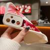 Flower Print Cover For Samsung S25 Ultra S24 FE S23 S22 A56 A36 A16 A15 A55 A35 TPU Soft Matte Shockproof Phone Case